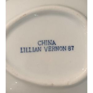 Lillian Vernon China trinket dish